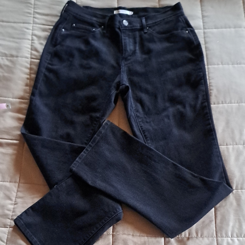 Levi's Black Straight Leg Jeans